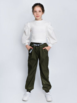 Брюки кожаные (Болотный)