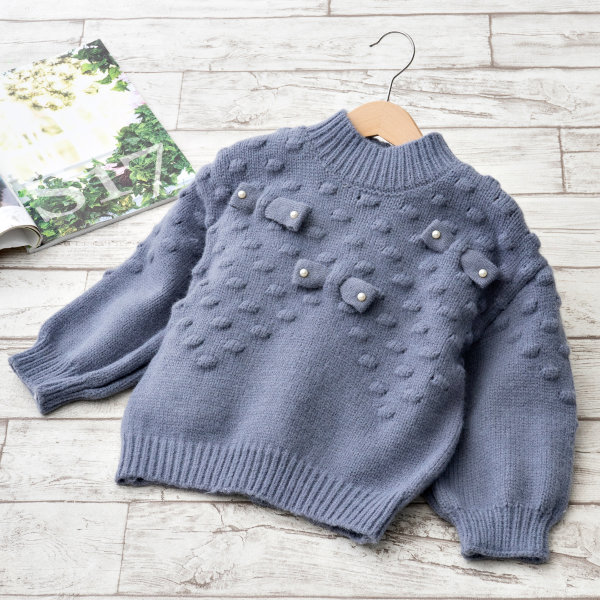 Свитер Lu Blue с бантиками