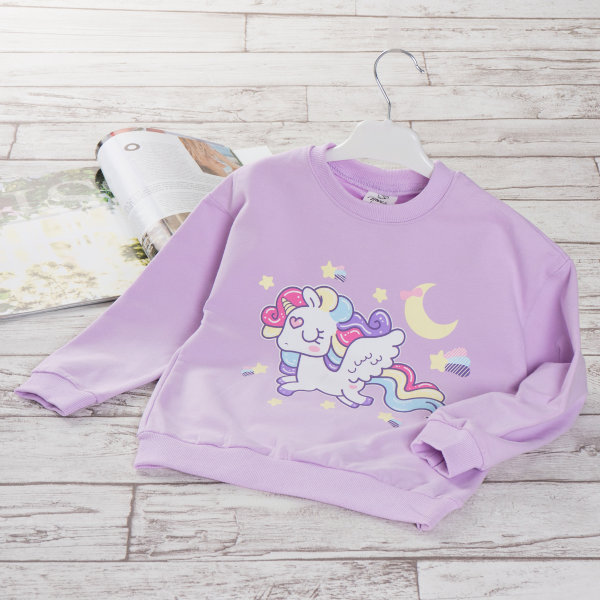 Свитшот Raindbow Unicorn Pink